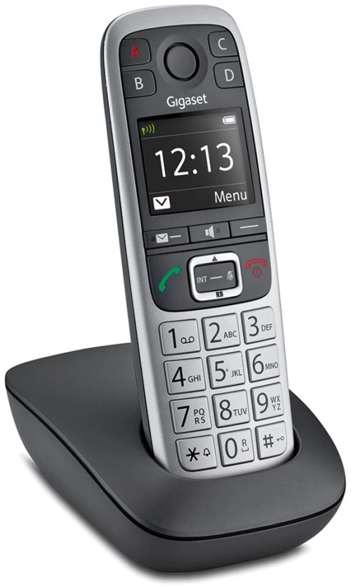 Gigaset E560 Analog/DECT telephone Black, Silver