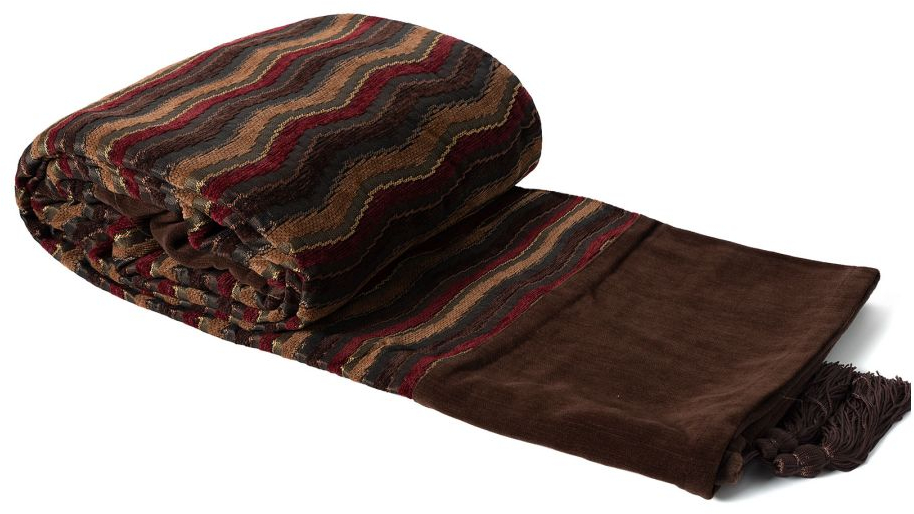 Silk Fashion ΡΙΧΤΑΡΙΑ 602 κύμα (180cm x 250cm) καφέ