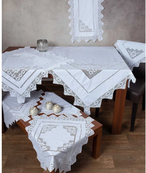 Χειροποίητη ροτόντα 2540 (170cm) λευκό