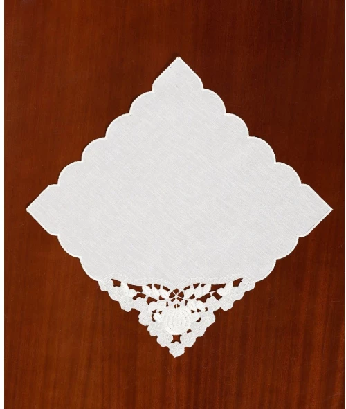 Πετσετάκια γωνίες 12 τεμάχια (30cm x 30cm) 224 Λευκό