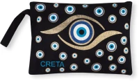 Πορτοφόλι καραβόπανο (30cm x 20cm) gold 7 CRETA