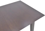 Tραπέζι Mabor επεκτεινόμενο ξύλο σε καρυδί 120-150x80x73,8εκ 150x80x73.8 εκ.