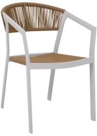 Καρέκλα Djenne Fylliana Λευκό 57x61x81 εκ. 57x61x81 εκ.