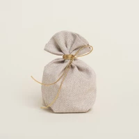 Beauty Home ΠΟΥΓΚΙ ΜΕ ΒΑΣΗ 8 x 12 cm  ΜΠΕΖ ΧΡΥΣΟ LUREX