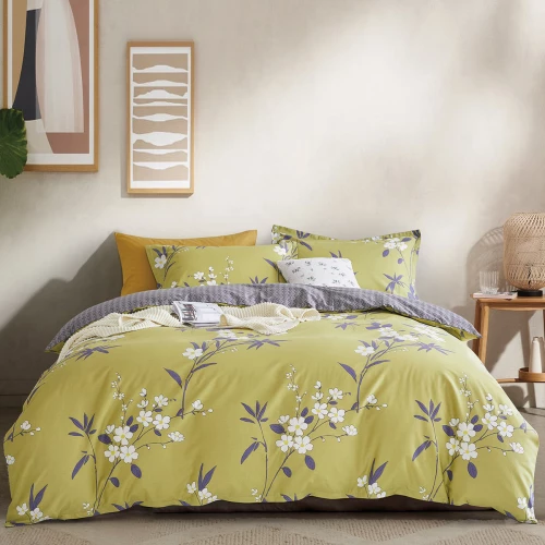 Beauty Home Σετ σεντόνια υπέρδιπλα με λάστιχο Art 12274 Alexa 165x200+30 Λαδί