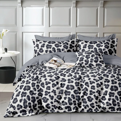 Beauty Home Σετ σεντόνια υπέρδιπλα με λάστιχο Art 12272 Alice 165x200+30 Γκρι