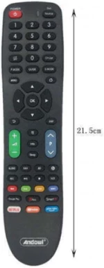 Andowl Q-YK1014S Universal Τηλεχειριστήριο για Τηλεοράσεις – Μαύρο