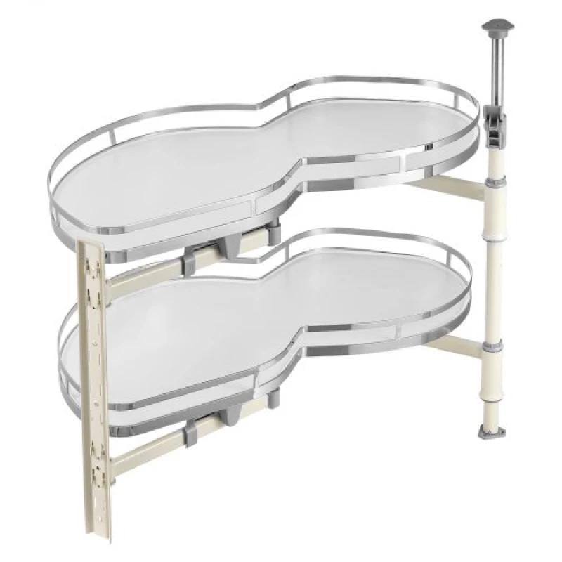 VEVOR 2 Tier Swing Left Blind Corner Cabinet Pull Out Soft Close Organizer