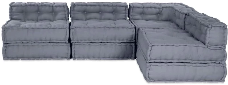 vidaXL Μαξιλάρι 4 pcs Γκρι 70 x 70 x 54 εκ Πολυεστέρας