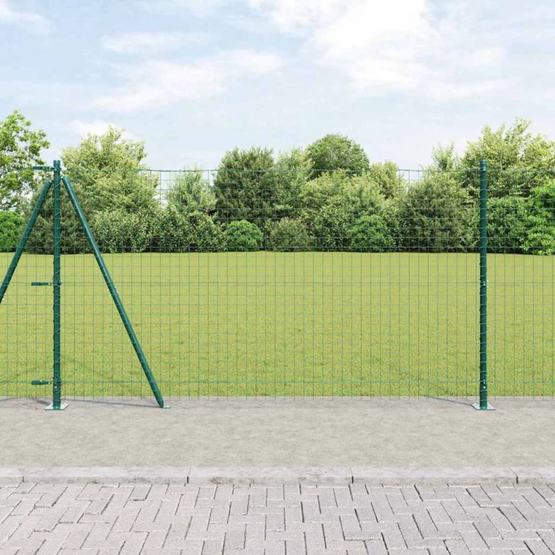 vidaXL Στύλος Περιφράξεων Άλλο 26 pcs Ασημί 3.2 x 3.2 x 78.5 εκ Ατσάλι