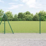 vidaXL Στύλος Περιφράξεων Άλλο 26 pcs Ασημί 3.2 x 3.2 x 78.5 εκ Ατσάλι