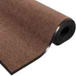 vidaXL Χαλάκι Εξώπορτας Καφέ και Μαύρο 120 x 250 cm