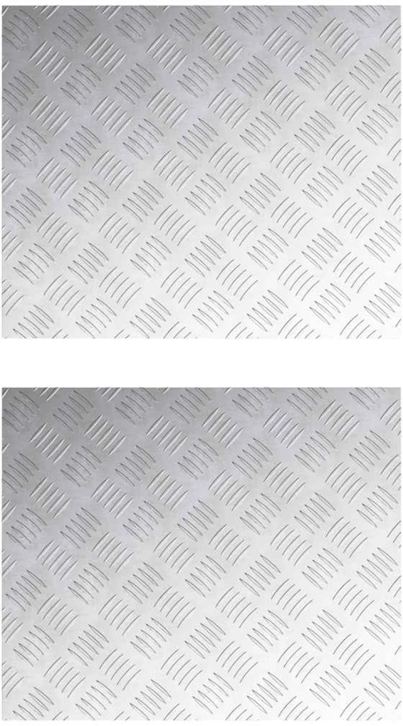 vidaXL Επιφάνειες Καρό 2 pcs Ασημί 60 x 50 cm Αλουμίνιο