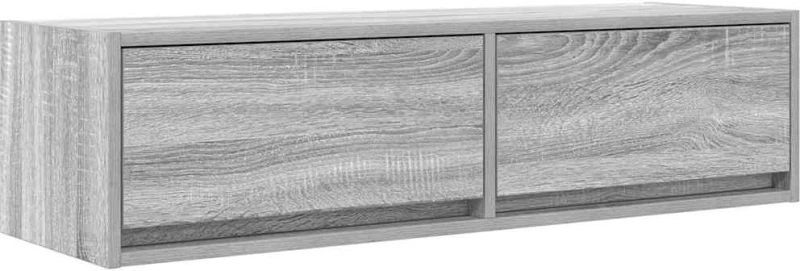 vidaXL Ντουλάπι TV Γκρι sonoma 100 x 31 x 25.5 εκ. Επεξεργασμένο ξύλο