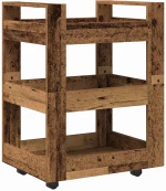 vidaXL Καρότσι Κουζίνας Παλαιό ξύλο 60 x 45 x 80 εκ Επεξεργασμένο ξύλο
