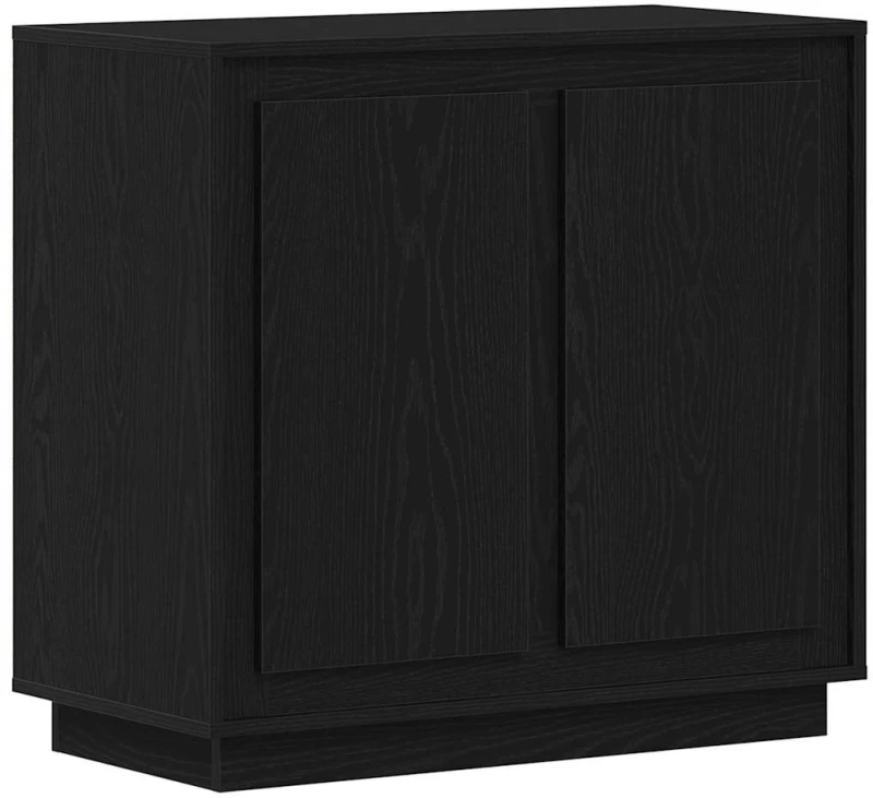 vidaXL Μοντέρνος Μπουφές Πλευρικός Μαύρη δρυς 80 x 34 x 75 εκ