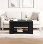 vidaXL Τραπεζάκι σαλονιού Μαύρη δρυς 79 x 49 x 41 cm