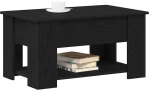 vidaXL Τραπεζάκι σαλονιού Μαύρη δρυς 79 x 49 x 41 cm