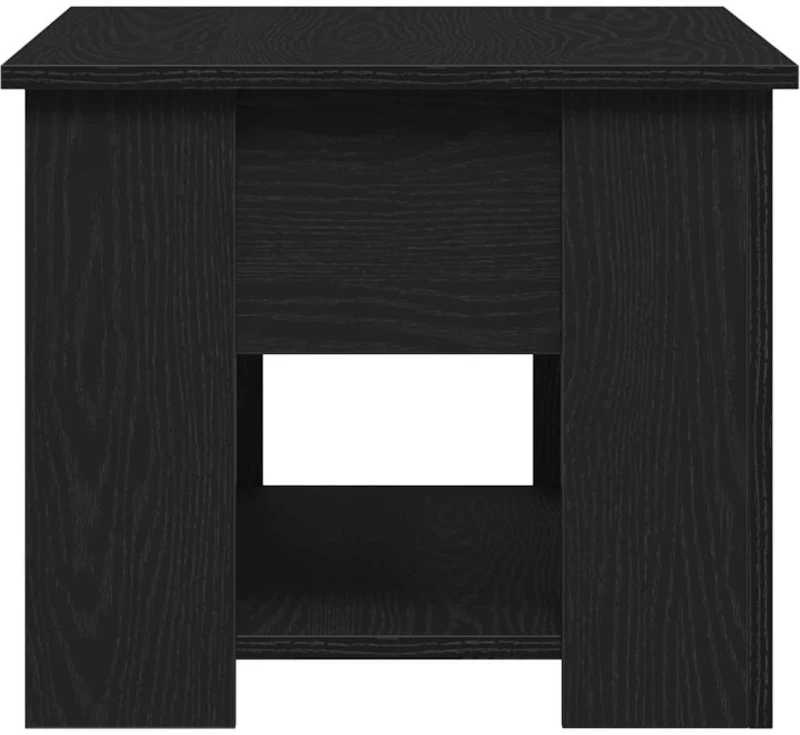 vidaXL Τραπεζάκι σαλονιού Μαύρη δρυς 79 x 49 x 41 cm