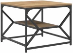 vidaXL Τραπεζάκι σαλονιού artisan δρυς 51 x 50 x 40 εκ.