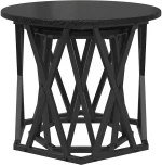 vidaXL Τραπεζάκι Πλευράς 2 pcs Μαύρη δρυς 50 x 50 x 40 cm
