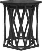 vidaXL Τραπεζάκι σαλονιού 2 pcs Μαύρη δρυς 50 x 50 x 50 cm