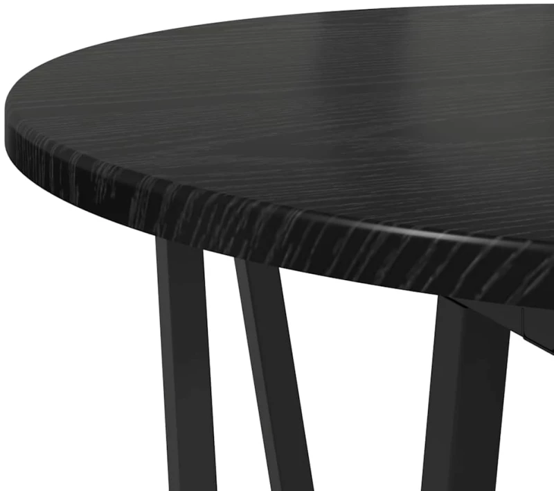 vidaXL Σετ βοηθητικά τραπεζάκια 2 pcs Μαύρη δρυς 50 x 50 x 50.5 cm