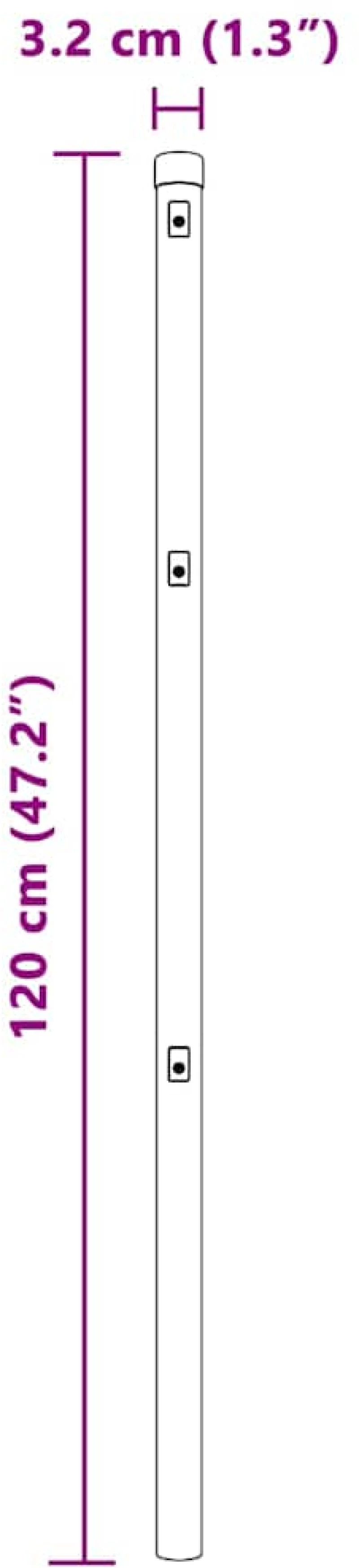 vidaXL Στύλος Περιφράξεων 26 pcs Πράσινο 3.2 x 3.2 x 120 εκ Ατσάλι