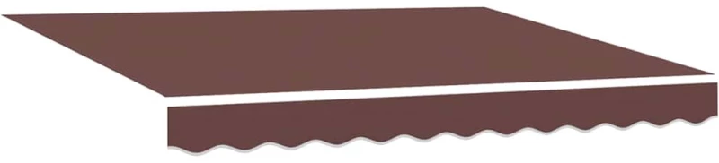 vidaXL Ύφασμα αντικατάστασης τέντας Καφέ 350 x 200 cm Καραβόπανο