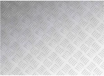 vidaXL Επιφάνειες Καρό 4 pcs Ασημί 70 x 50 cm Αλουμίνιο