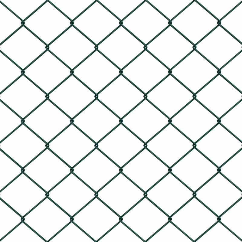 vidaXL Φράχτης αλυσίδας Πράσινο 10 x 0.6 μ Ατσάλι