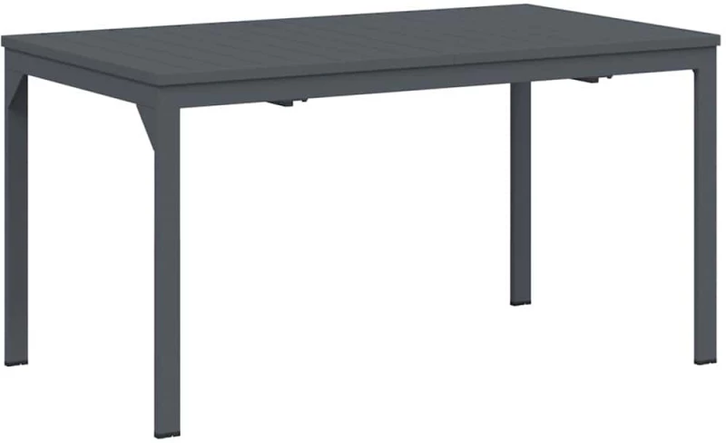vidaXL Σέτ φαγητού για κήπο 7 pcs Καφέ Πολυ ράταν
