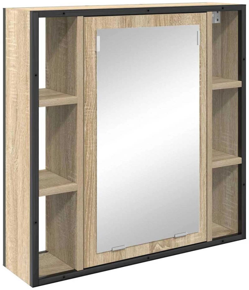 vidaXL Σετ Ντουλαπιών Μπάνιου 3 pcs Sonoma Δρυς 80 x 30 x 60 cm