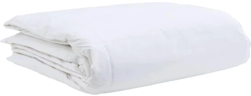 vidaXL Σετ Παπλωμάτων με μαξιλάρι 2 pcs Λευκό 155 x 200 εκ. Πούπουλο