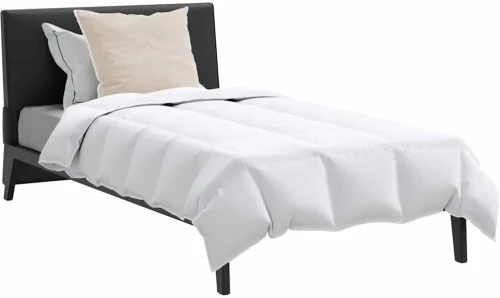 vidaXL Σετ Παπλωμάτων με μαξιλάρι 2 pcs Λευκό 135 x 220 εκ. Πούπουλο