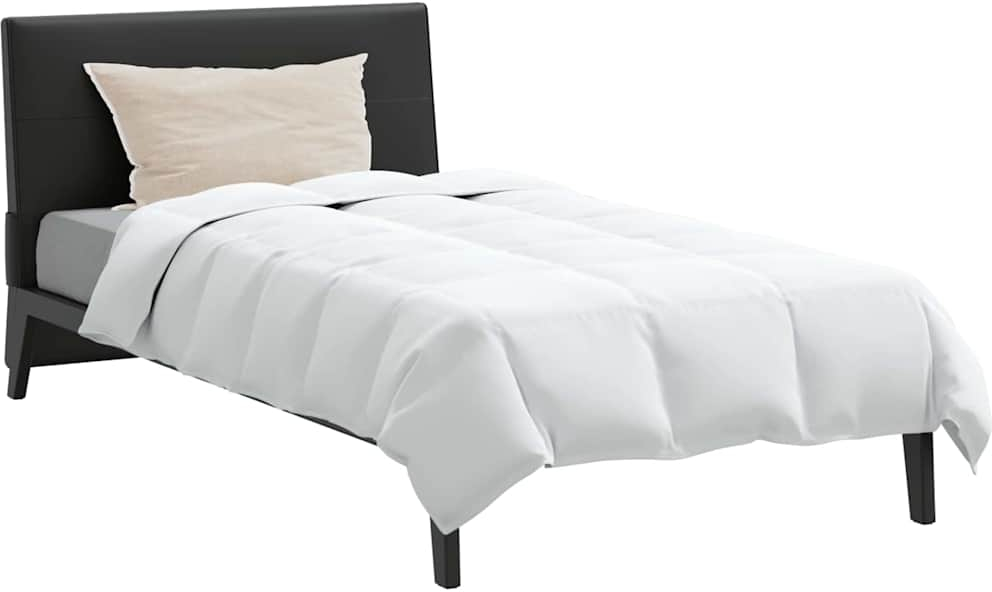 vidaXL Σετ Παπλωμάτων με μαξιλάρι 2 pcs Λευκό 135 x 200 cm Πούπουλο