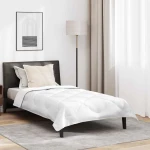 vidaXL Διπλωμένη Κουβέρτα Όλων των Εποχών 2 pcs Λευκό 140 x 200 cm