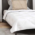 vidaXL Διπλωμένη Κουβέρτα Όλων των Εποχών 2 pcs Λευκό 140 x 200 cm
