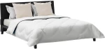vidaXL Πάπλωμα με μαξιλάρι 3 pcs Λευκό 200 x 220 cm Μικροΐνες