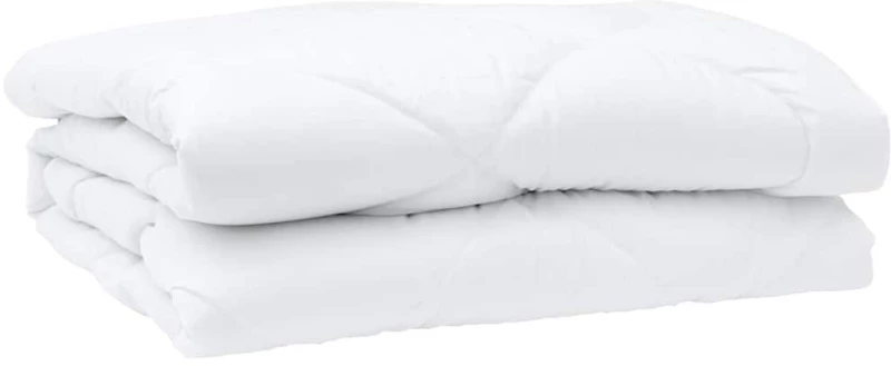 vidaXL Πάπλωμα με μαξιλάρι 3 pcs Λευκό 200 x 220 cm Μικροΐνες