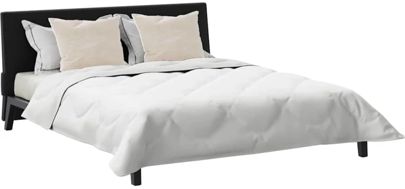 vidaXL Χειμερινό Παπλωματοθήκη 3 pcs Λευκό 200 x 220 cm Μικροΐνες