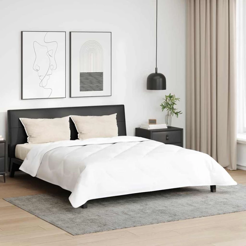 vidaXL Χειμερινό Παπλωματοθήκη 3 pcs Λευκό 240 x 220 cm Μικροΐνες