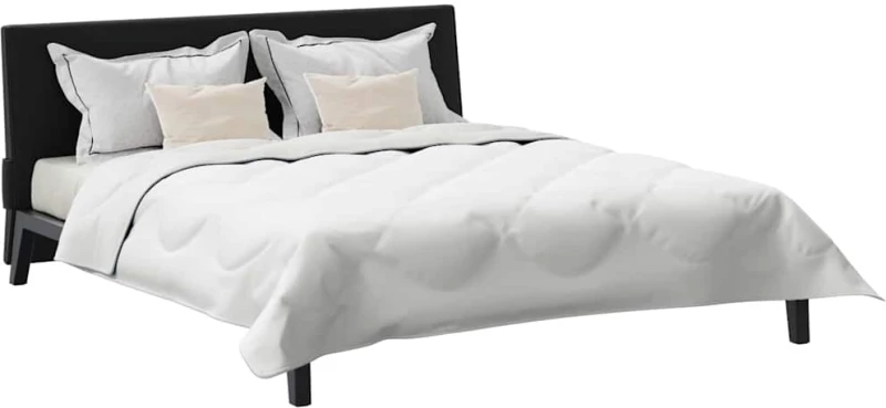 vidaXL Πάπλωμα με Μαξιλάρια Άλλο 3 pcs Λευκό 240 x 200 cm Μικροΐνες