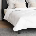 vidaXL Πάπλωμα με Μαξιλάρια Άλλο 3 pcs Λευκό 240 x 200 cm Μικροΐνες