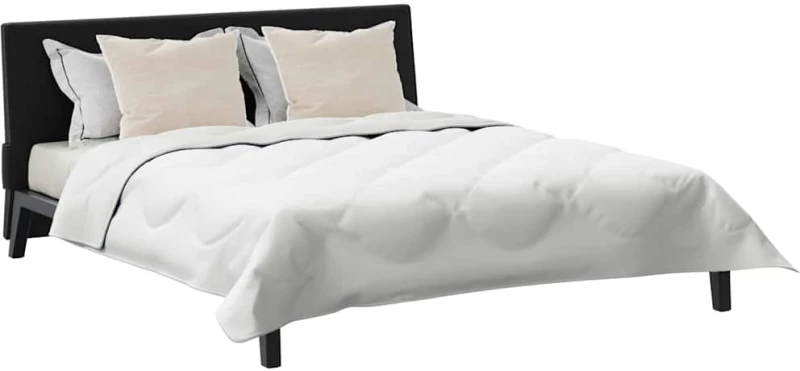 vidaXL Πάπλωμα Άλλο με μαξιλάρι 3 pcs Λευκό 240 x 200 cm Μικροΐνες