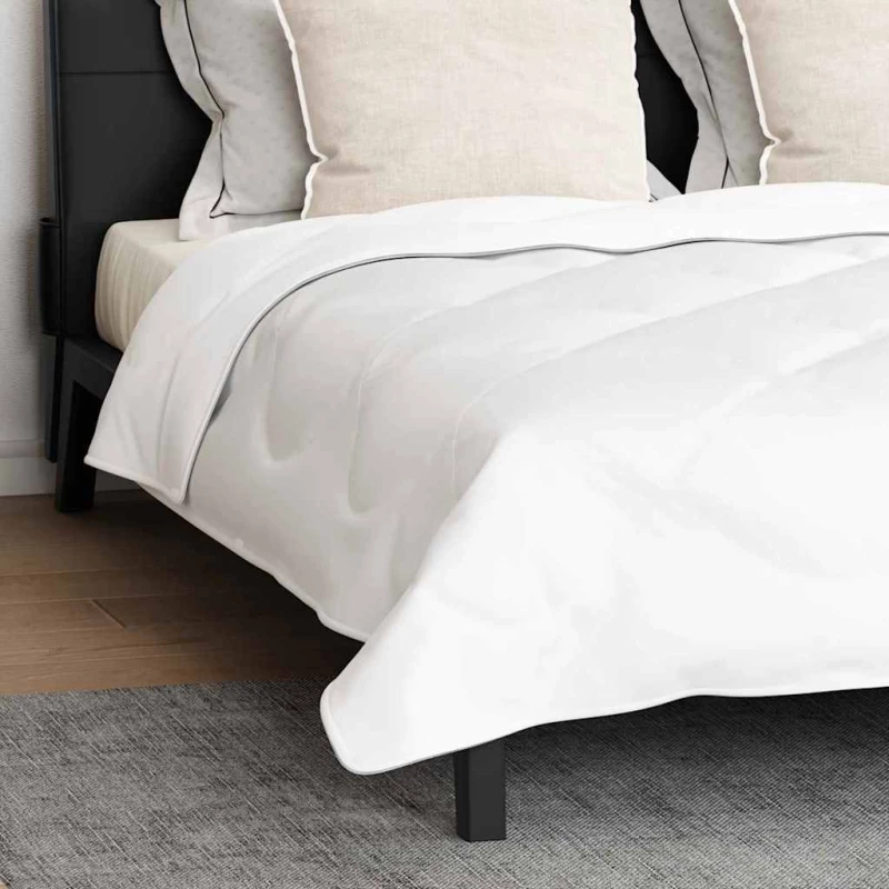 vidaXL Πάπλωμα Άλλο με μαξιλάρι 3 pcs Λευκό 240 x 200 cm Μικροΐνες