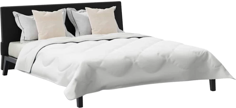 vidaXL Πάπλωμα Άλλο με μαξιλάρι 3 pcs Λευκό 200 x 220 cm Μικροΐνες