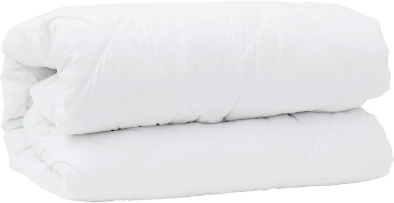 vidaXL Πάπλωμα Άλλο με μαξιλάρι 3 pcs Λευκό 200 x 220 cm Μικροΐνες