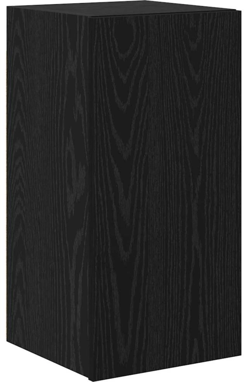 vidaXL Σετ επίπλου τηλεόρασης 7 pcs Μαύρη δρυς 80 x 30 x 30 εκ