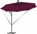vidaXL Ομπρέλα Cantilever Banana Μπορντό 294 x 294 x 248 cm
